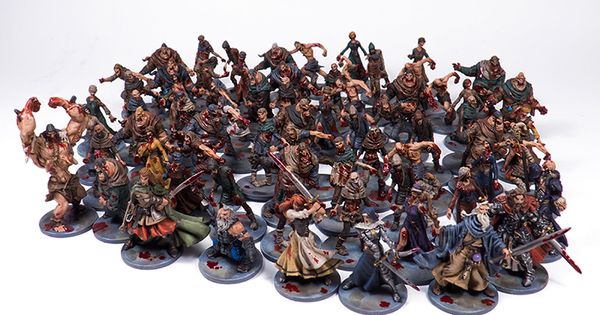 Image result for zombicide painted miniatures black plague