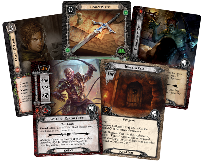 Image result for The Lord of the Rings: The Card Game - The Dungeons of Cirith Gurat